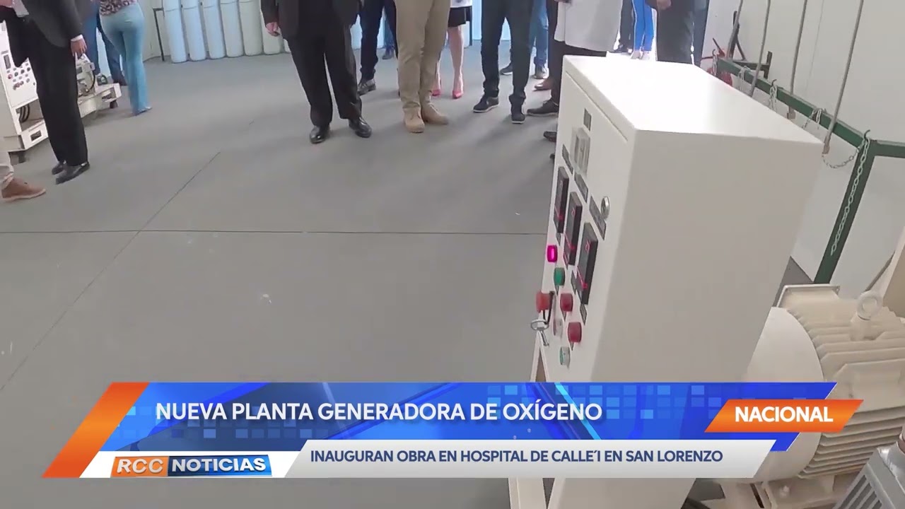 Nueva planta generadora de oxígeno en San Lorenzo