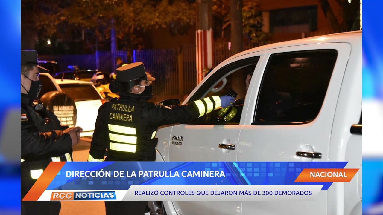 Días festivos con más de 300 demorados por la Patrulla Caminera