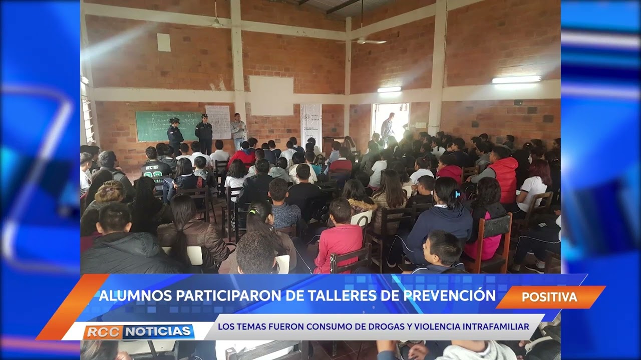 Más de 3.000 alumnos participaron durante el 2022 en talleres de prevención de la Policía Nacional