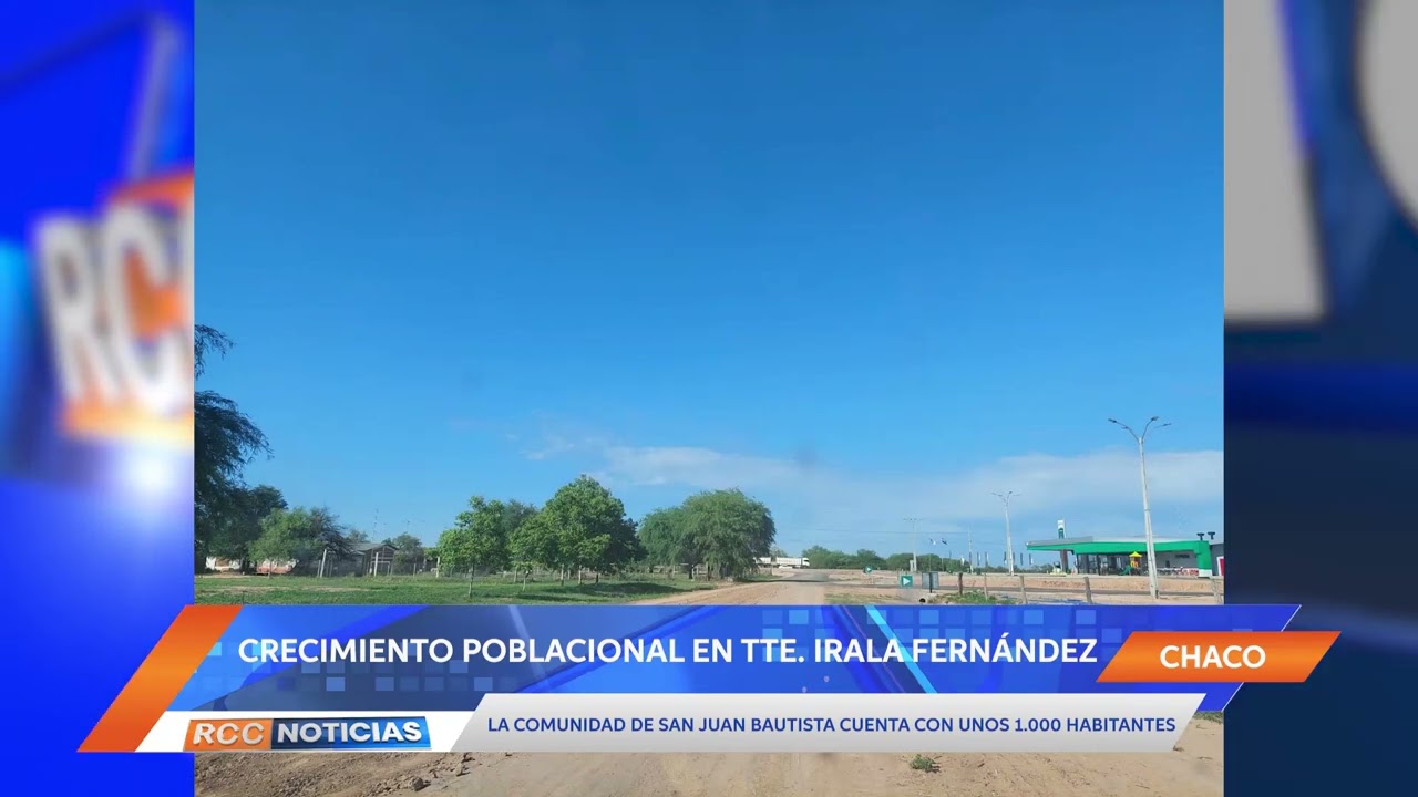 Comunidad San Juan Bautista con gran crecimiento poblacional en el distrito de Tte. Irala Fernández