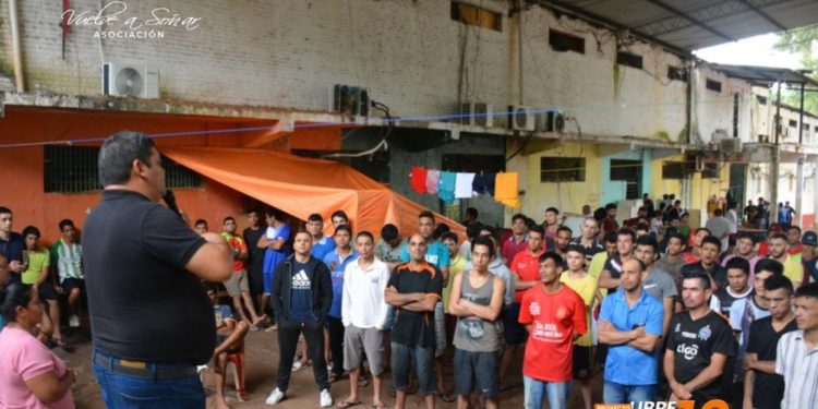 Desarrollan jornada de contención integral en la Penitenciaria de Ciudad del Este en el marco del proyecto Libre Tras las Rejas