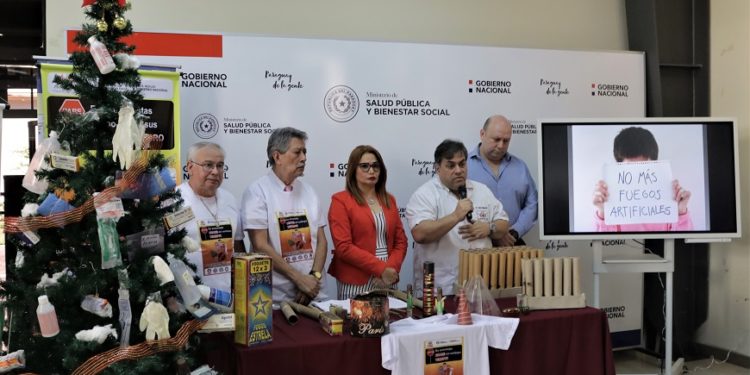 Cartera de Salud lanza campaña de prevención: “En estas fiestas cero quemados por fuegos pirotécnicos”
