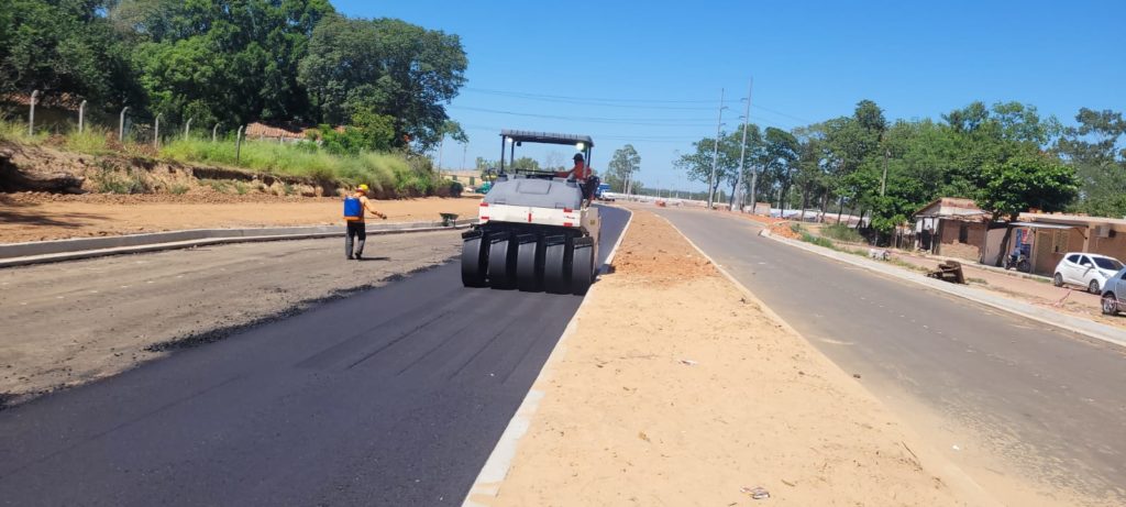 Iniciaron las obras de pavimentación de la Costanera Sur