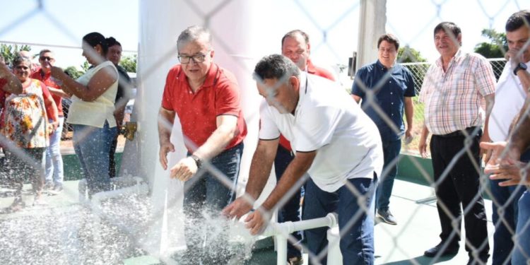 Inauguran sistemas de agua potable en localidades de Caaguazú