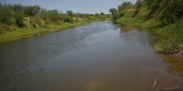 Concluyó limpieza vegetal del Río Pilcomayo en la zona de General Díaz