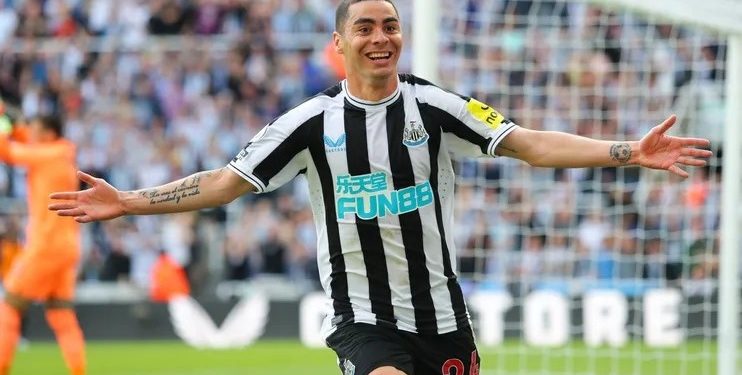 Goleada del Newcastle con aporte de Miguel Almirón Goleada del Newcastle con aporte de Miguel Almirón