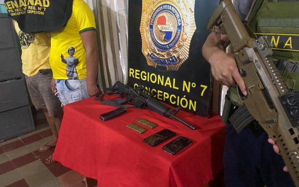 Capturan a hombres con fusil para el crimen organizado en Concepción