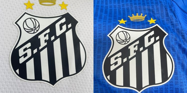 Santos presenta nuevo escudo en homenaje a “O Rei” Pelé Santos presenta nuevo escudo en homenaje a “O Rei” Pelé