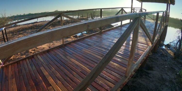 Realizan trabajos de limpieza del Fortín Isla Po’i, en Boquerón