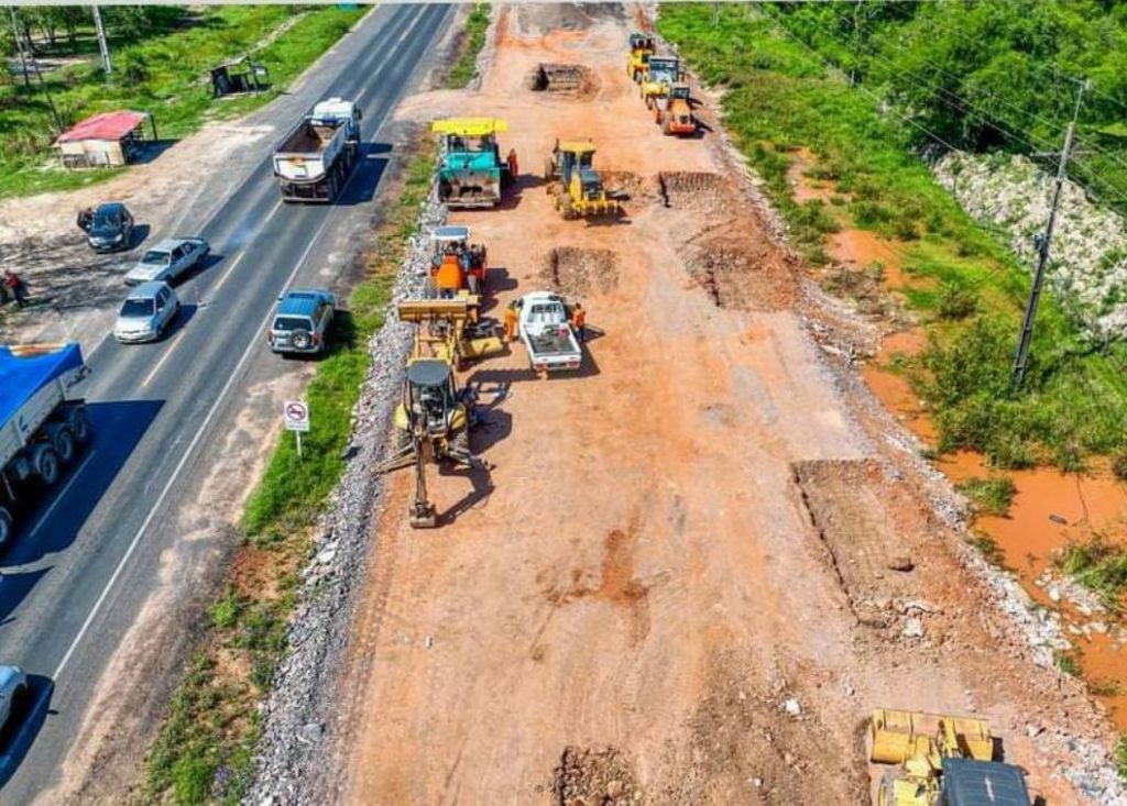 Transchaco: obras en zona de Pa´i Puku alcanzaron 85% de avance