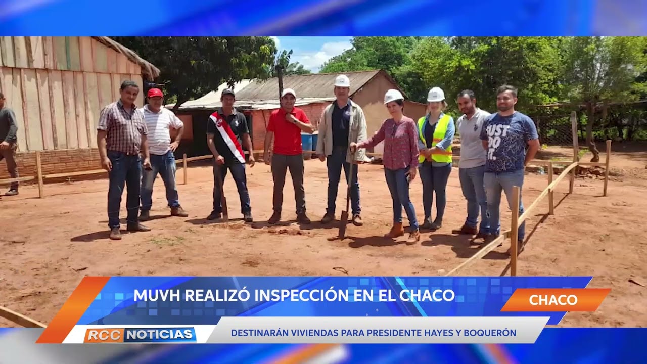 Verificaron terrenos para próximas construcciones de viviendas en comunidades indígenas del Chaco