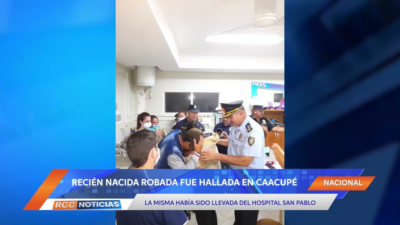 Recién nacida robada del Hospital San Pablo ya se encuentra en brazos de sus padres
