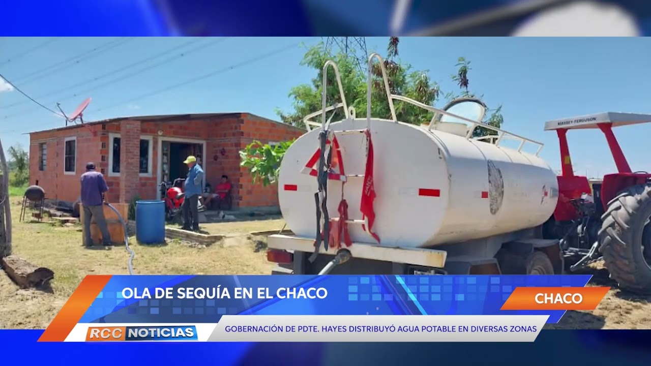 Ante ola de sequía en el Chaco, distribuyen agua potable en diversas zonas de Villa Hayes