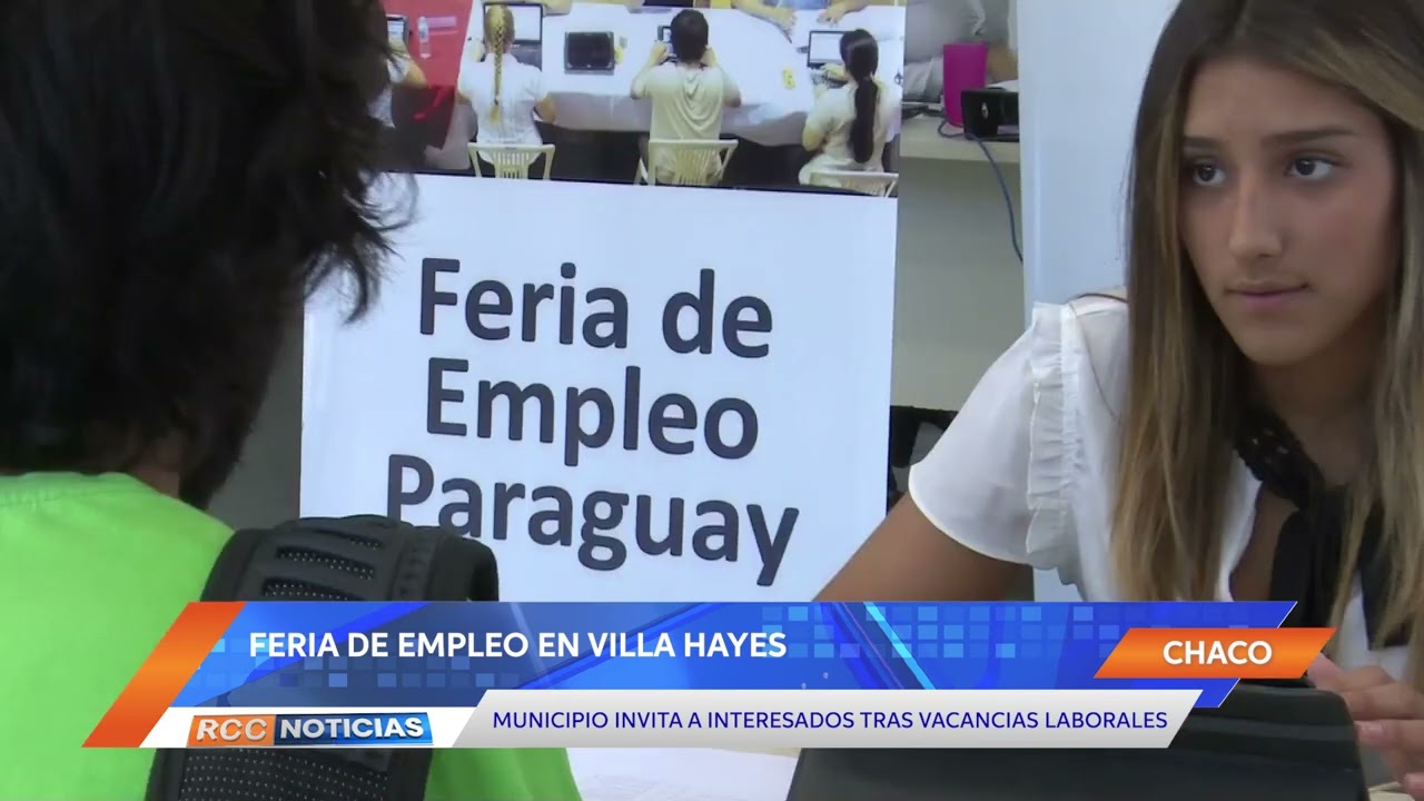 Municipio de Villa Hayes invita a la población a Feria de Empleo