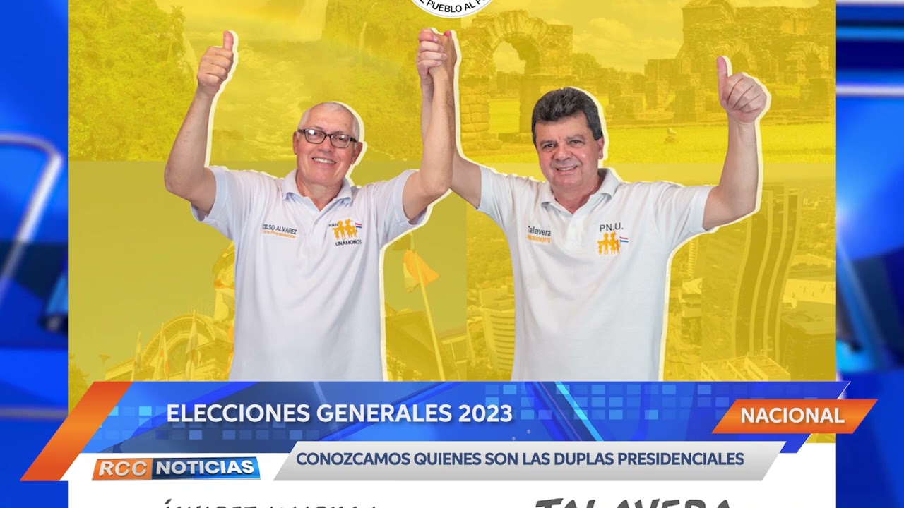 Elecciones Generales: Sepa quienes son las Duplas Presidenciales del 2023