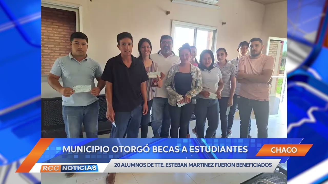 Municipalidad de Tte. Esteban Martínez contribuye con los estudiantes a través de aportes monetarios