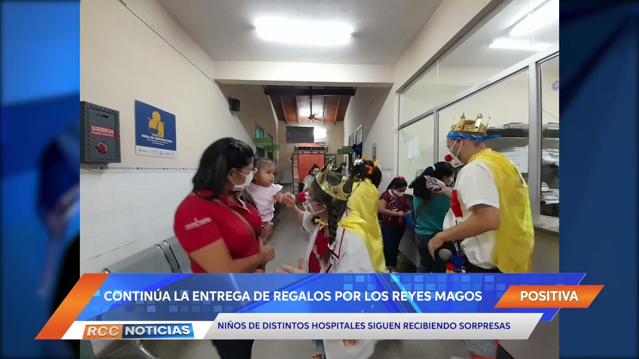Continúan con la entrega de regalos a niños de distintos hospitales por los Reyes Magos
