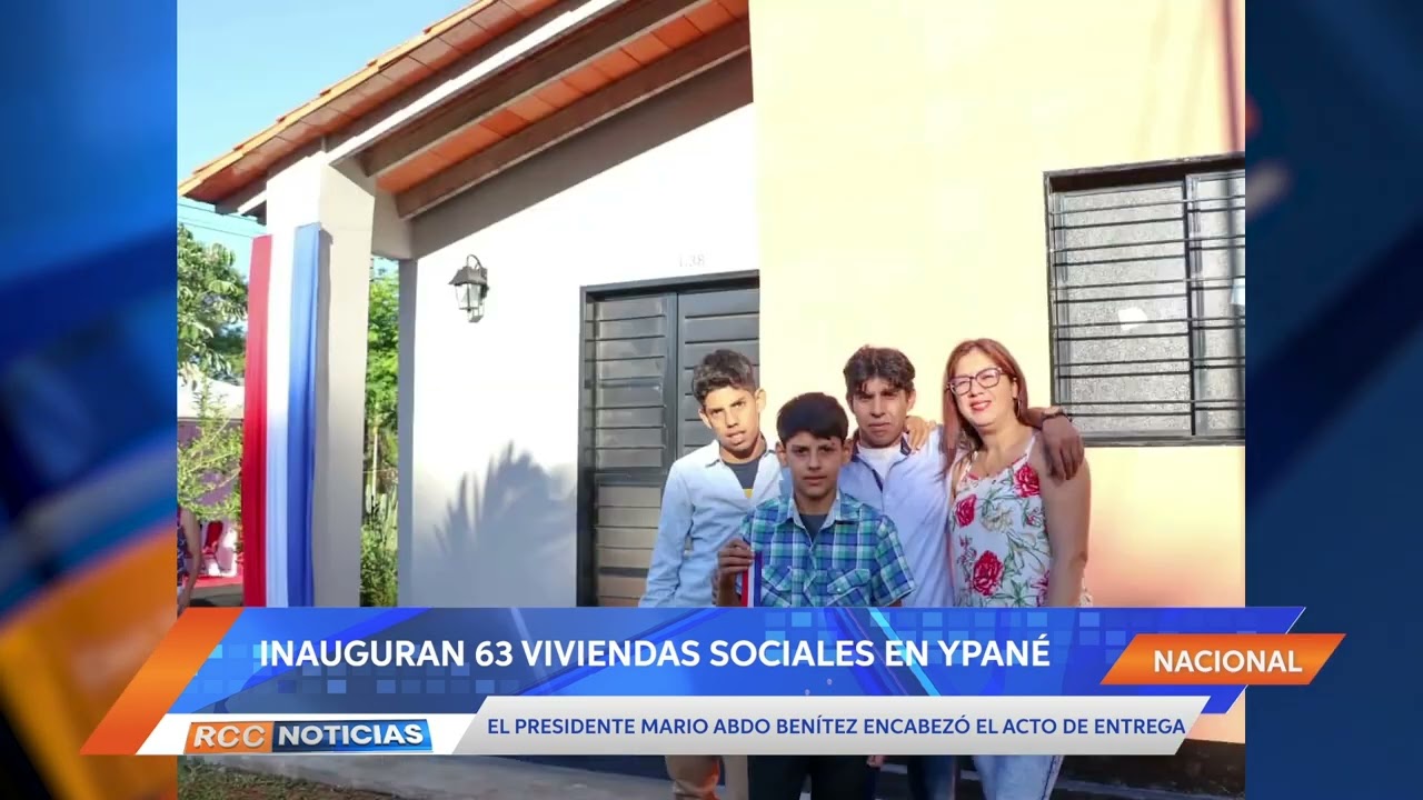 Presidente inauguró 63 viviendas sociales en Ypané