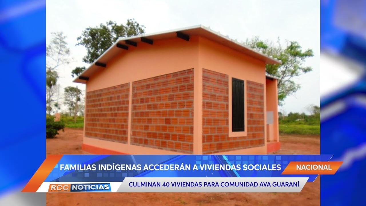 Familias indígenas de Canindeyú accederán a viviendas construidas por el MUVH