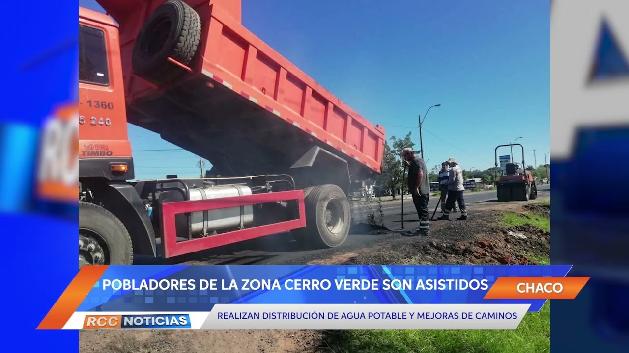 Distribuyen agua potable y mejoran caminos en diferentes zonas de Cerro Verde