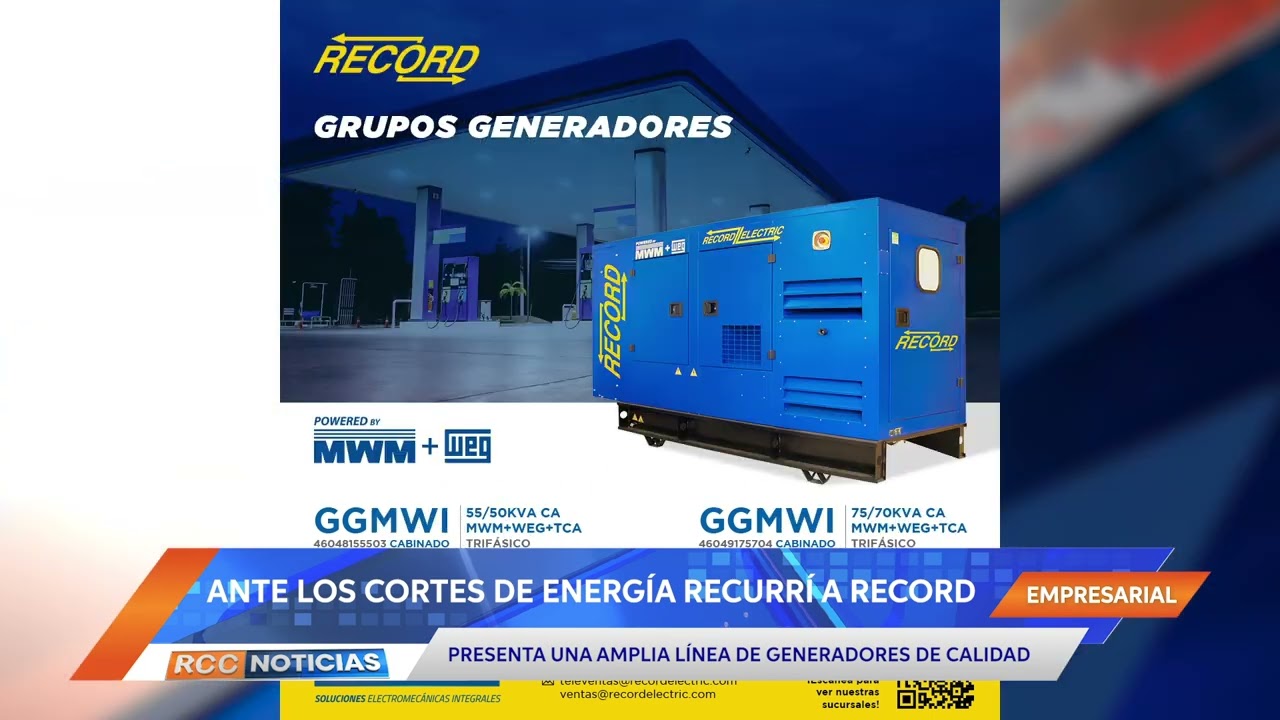 Record Electric: la solución ante los cortes de energía