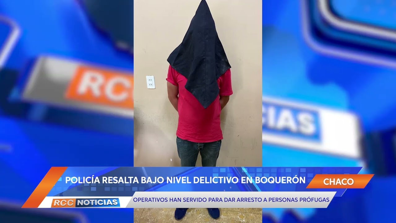 Policía resalta bajo nivel de casos considerables en el departamento de Boquerón