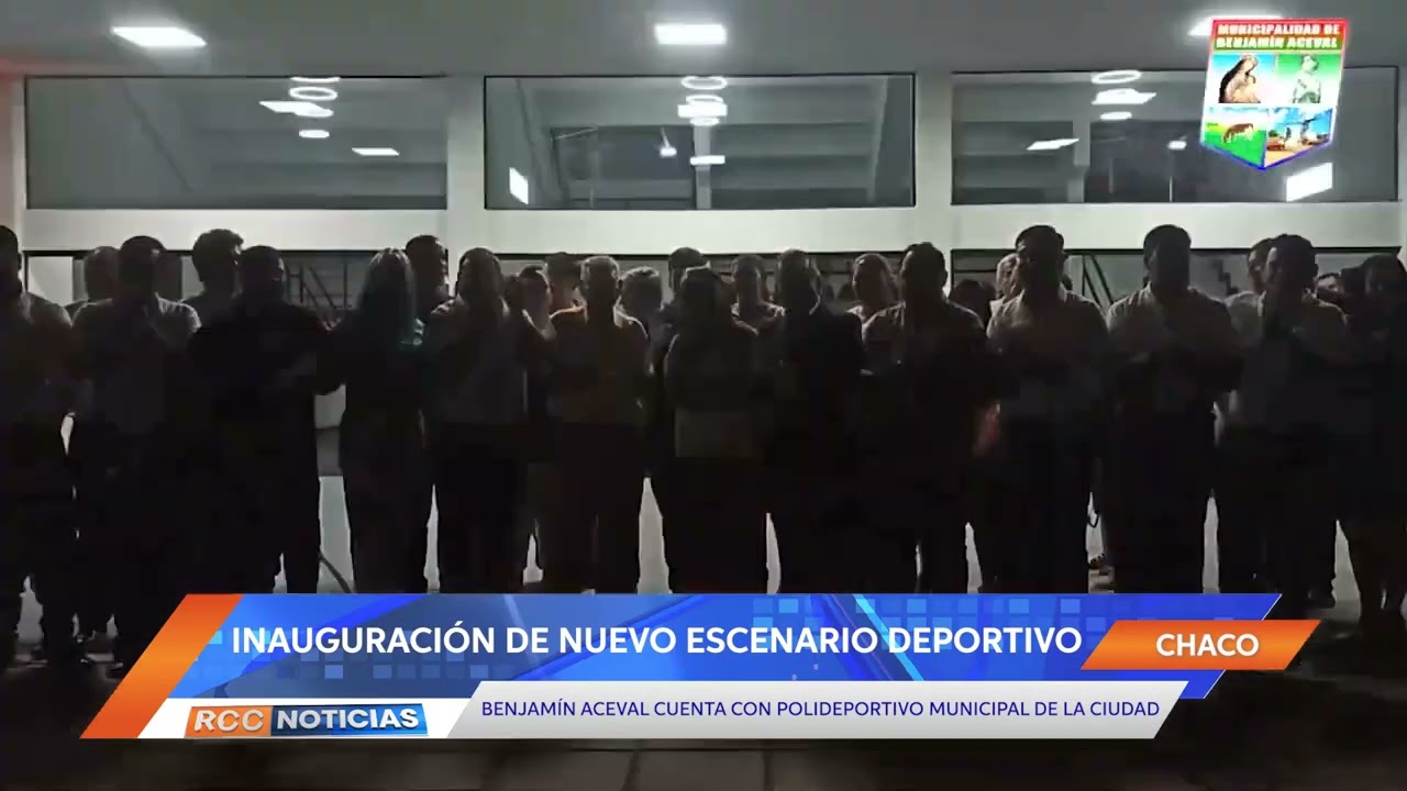 Nuevo escenario deportivo fue inaugurado en Benjamín Aceval