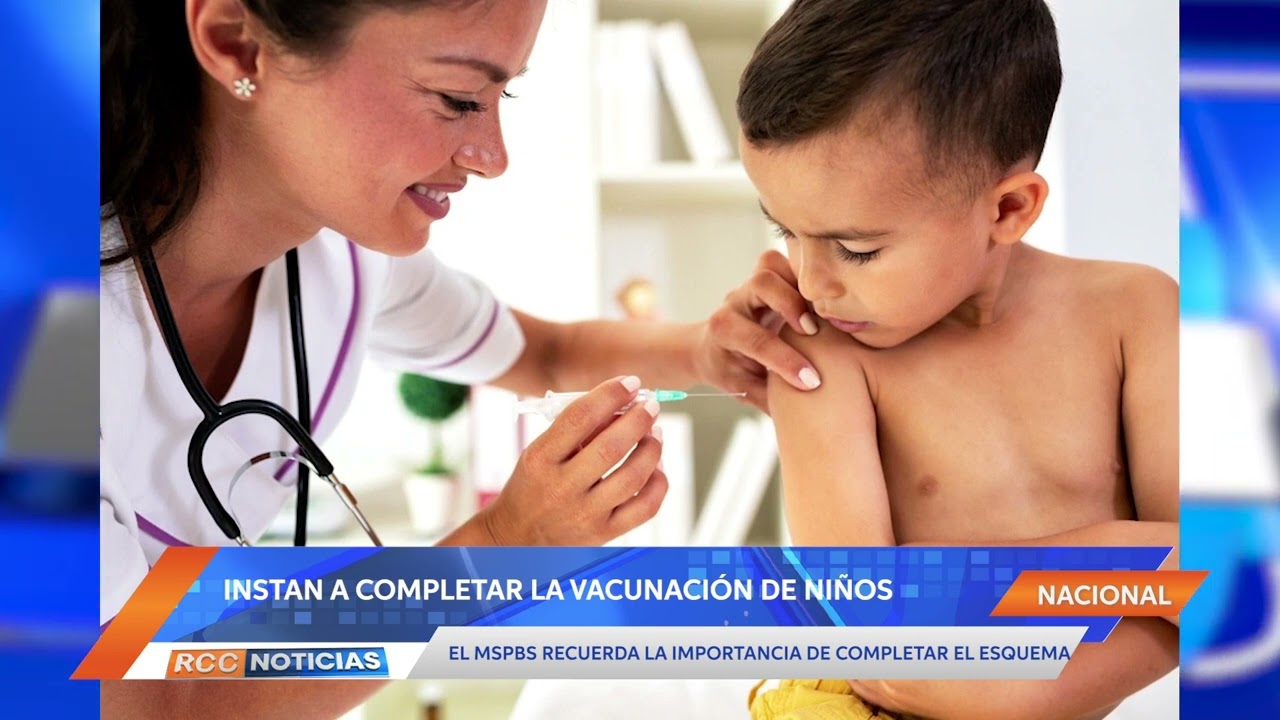 Ministerio de Salud insta a completar el esquema de vacunación de niños en vacaciones