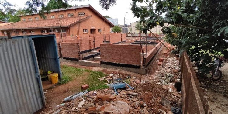 Prosiguen obras en el predio del hospital regional de Pedro Juan Caballero