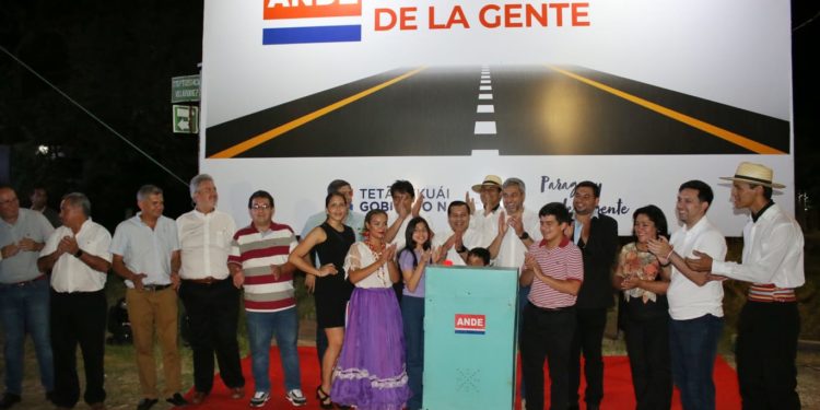 ANDE habilita nueva iluminación Led desde San Bernardino hasta Altos