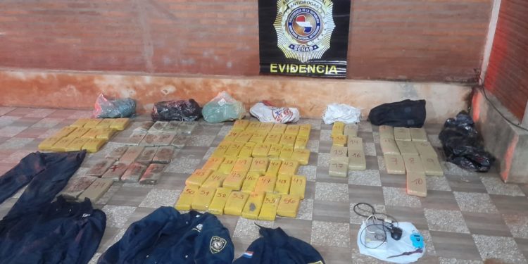 Senad incauta más de 80 kilos de marihuana en Encarnación