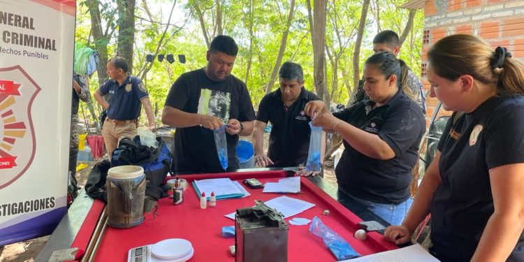 Ministerio Público realiza allanamientos simultáneos en la ciudad de Benjamín Aceval