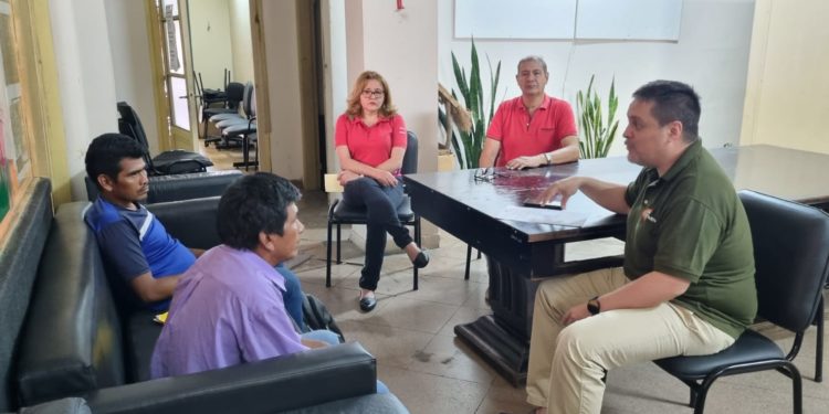 Coordinan construcción de viviendas para comunidad indígena de Fuerte Olimpo