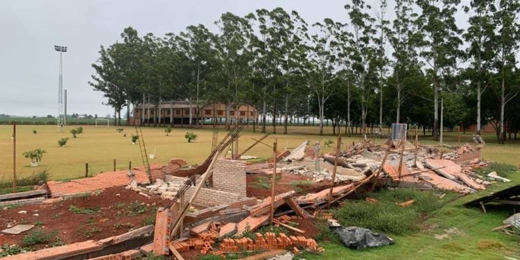 Menonitas reconstruirán institución educativa que fue destruida en la Colonia Bergthal