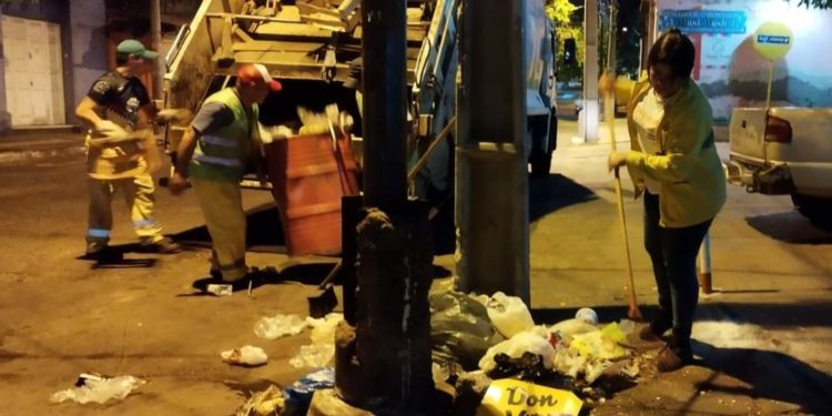 Municipalidad de Asunción realizó limpiezas de varios puntos tras el año nuevo