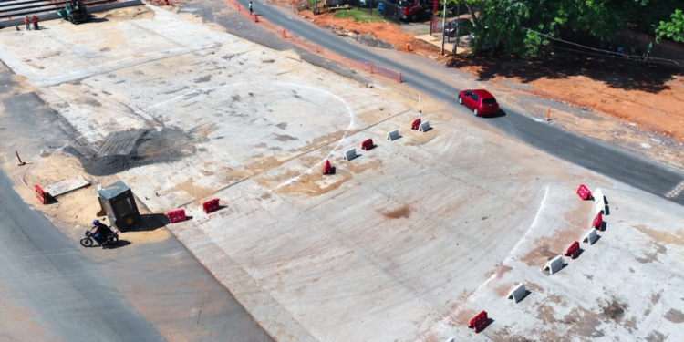 Iniciaron los trabajos para la futura rotonda de Tres Bocas