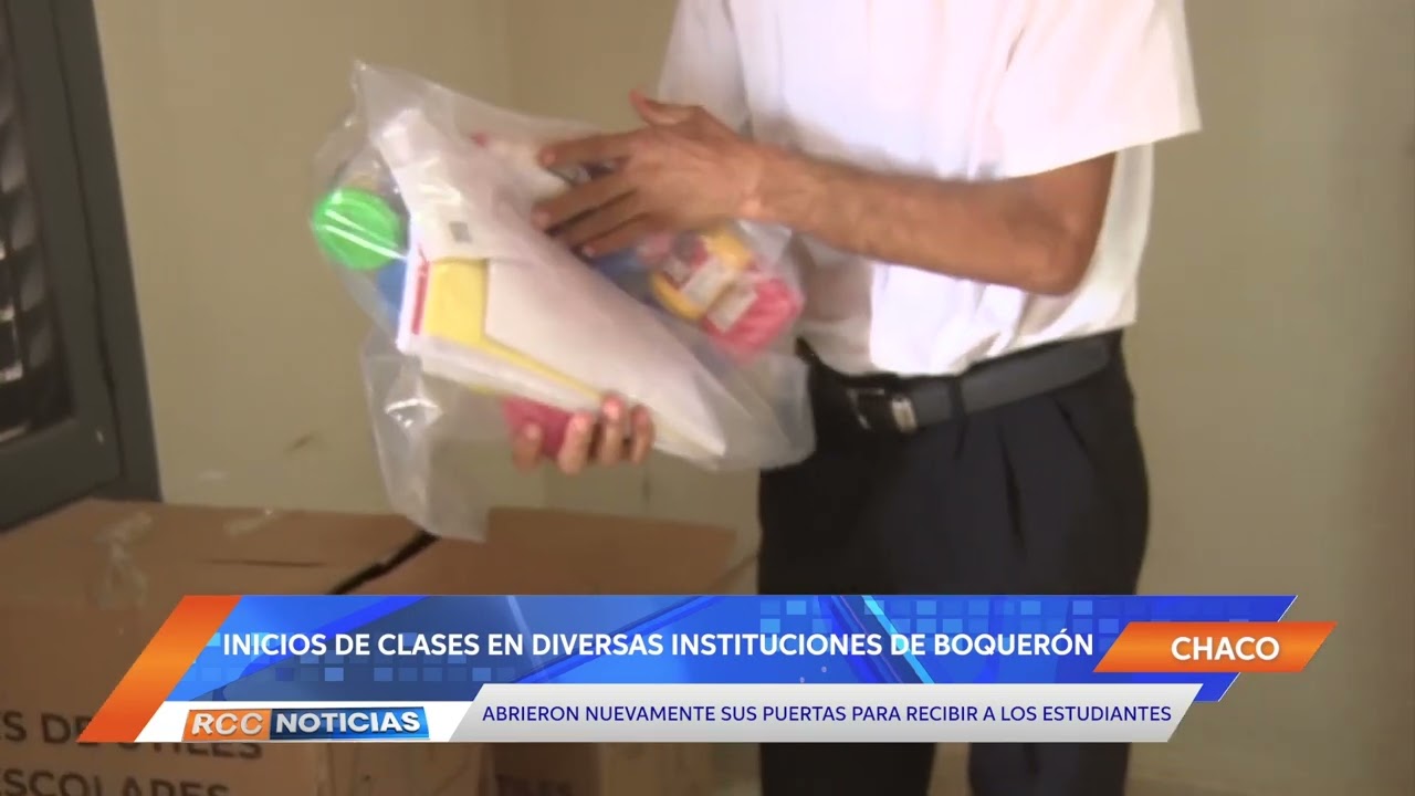 Arrancaron las clases en diversas instituciones del departamento de Boquerón