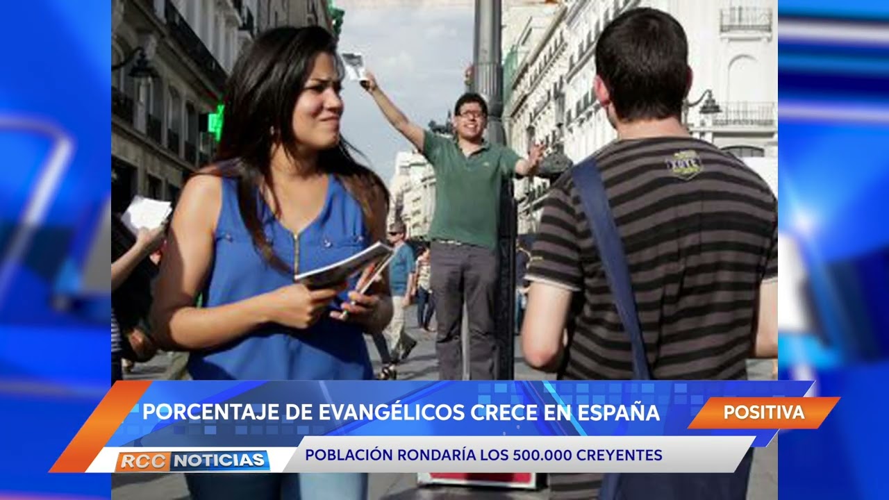 Crece porcentaje de evangélicos en España