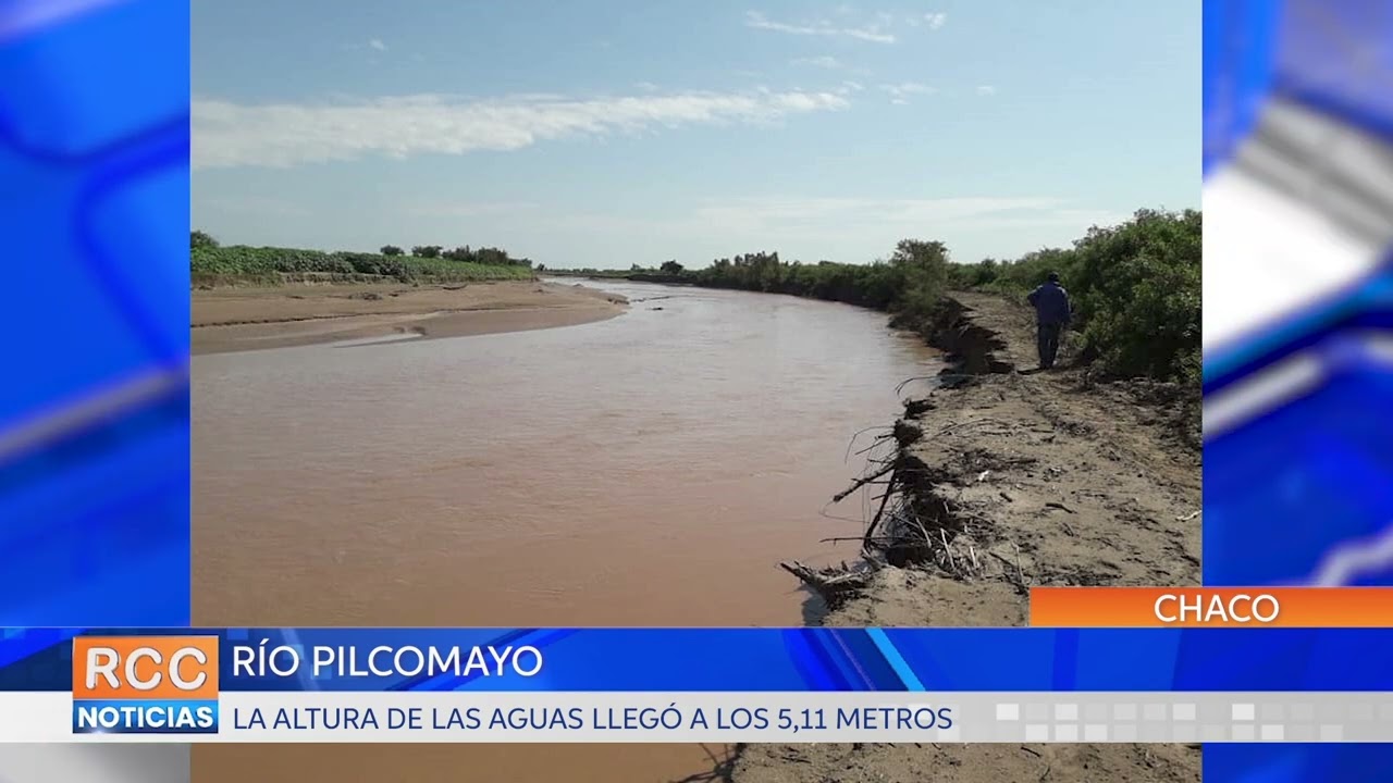 El río Pilcomayo sobrepasó los 5 metros en Pozo Hondo el fin de semana