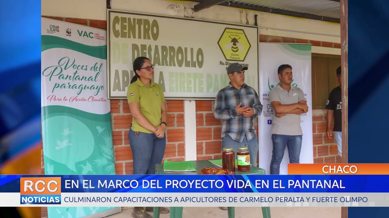 Culminan exitosamente capacitaciones a apicultores de Carmelo Peralta y Fuerte Olimpo