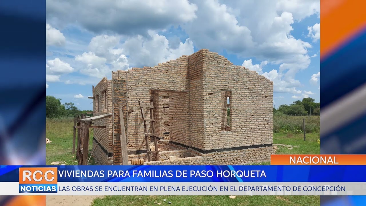 Viviendas para familias de Paso Horqueta se encuentran en plena ejecución