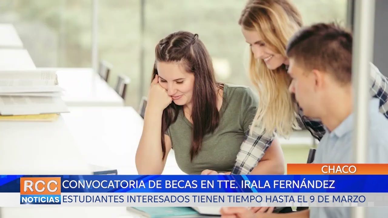 Municipalidad de Tte. Irala Fernández lanza convocatoria para becas 2023