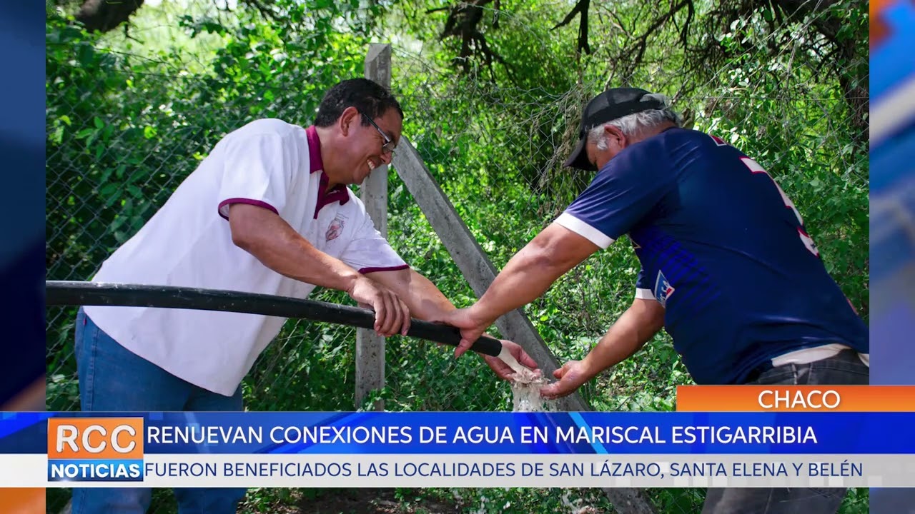 Renuevan conexiones de agua para comunidades de Mariscal Estigarribia