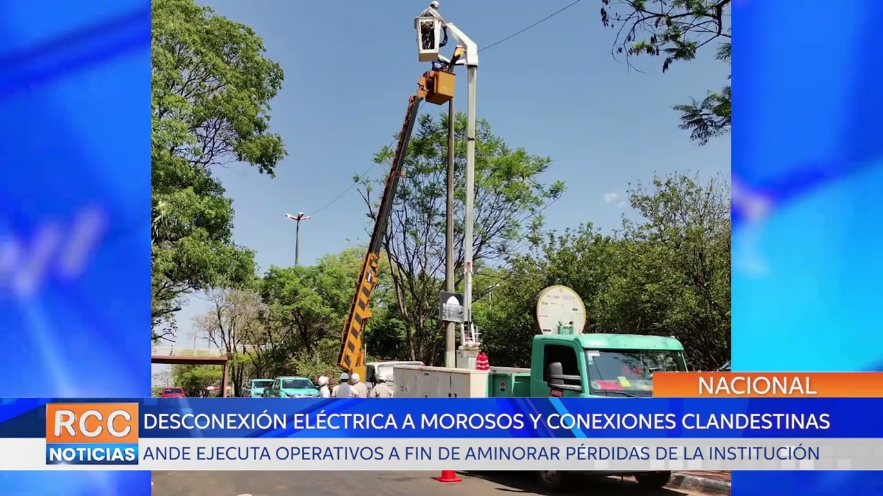 Operativo de desconexión eléctrica a clientes morosos se realizó en el departamento de Cordillera