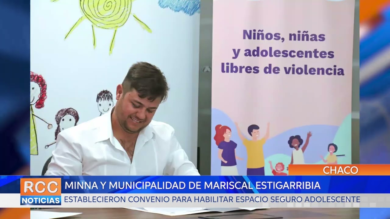 Convenio del MINNA y el municipio de Mcal. Estigarribia para habilitar Espacio Seguro Adolescente