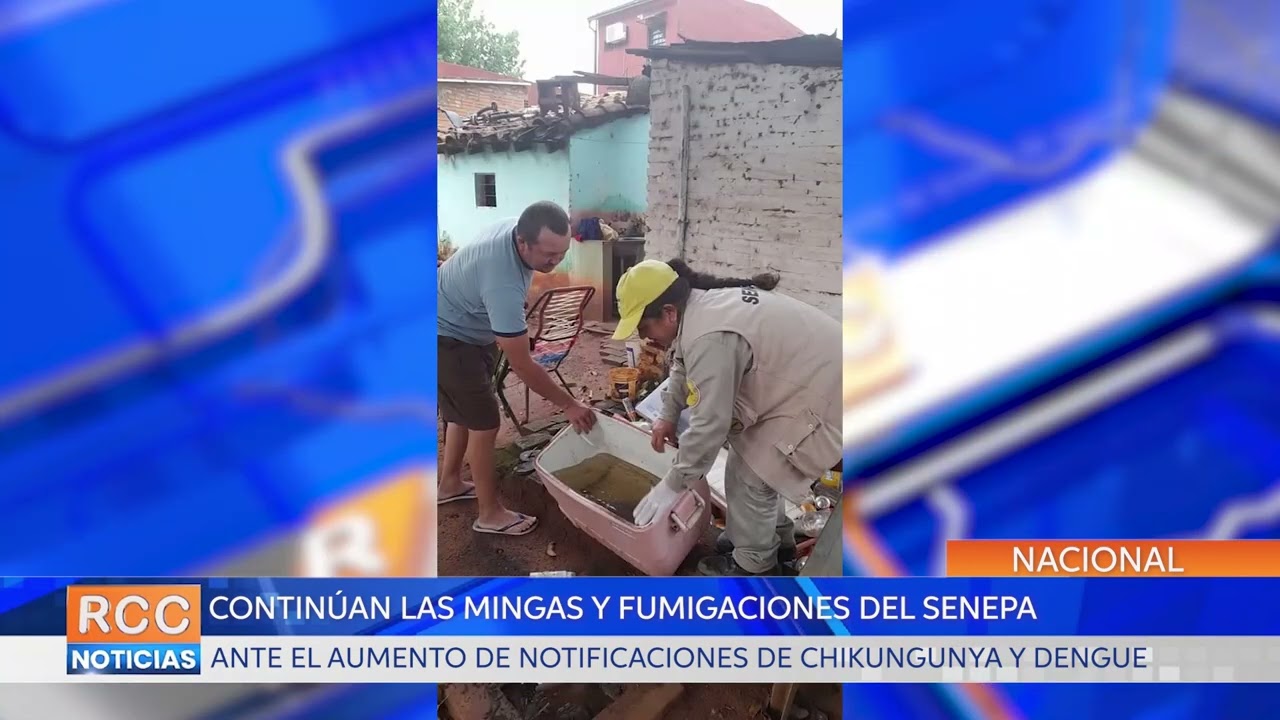 Senepa prosigue con mingas y fumigaciones en Asunción y seis localidades de Central