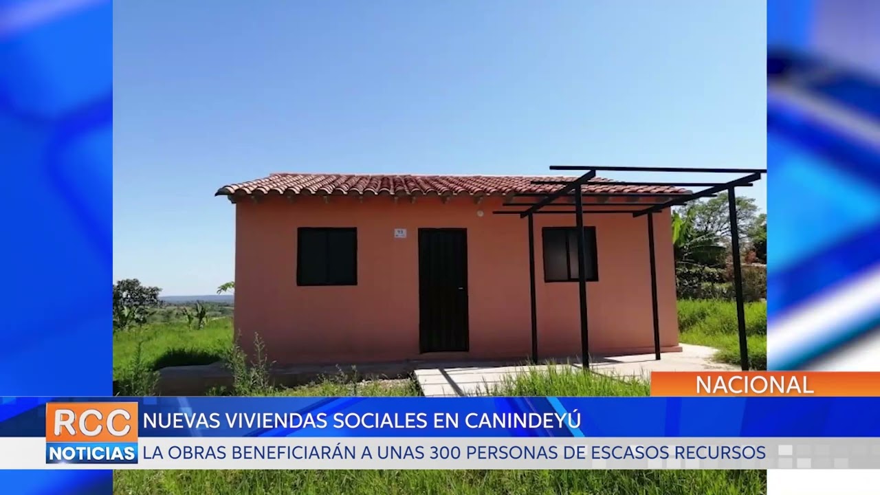 Familias del departamento de Canindeyú serán beneficiadas con viviendas sociales