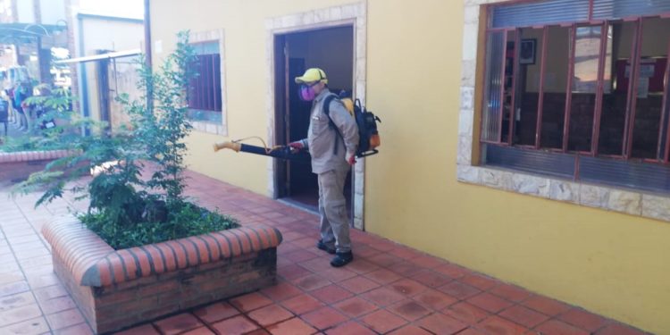 Senepa prosigue con mingas y fumigaciones en Asunción y seis localidades de Central