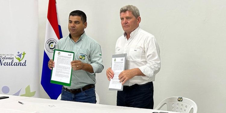 Municipalidad de Boquerón contrajo convenio con la Asociación Colonia Neuland