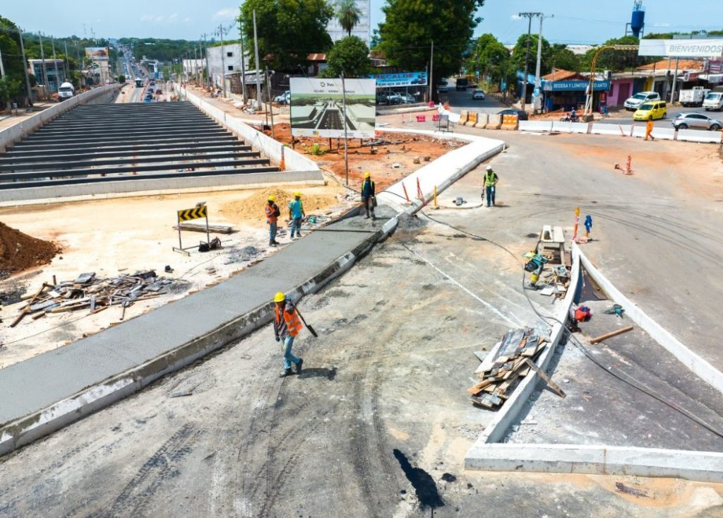 A tan solo 10% de culminar las obras del cruce vial de Tres Bocas